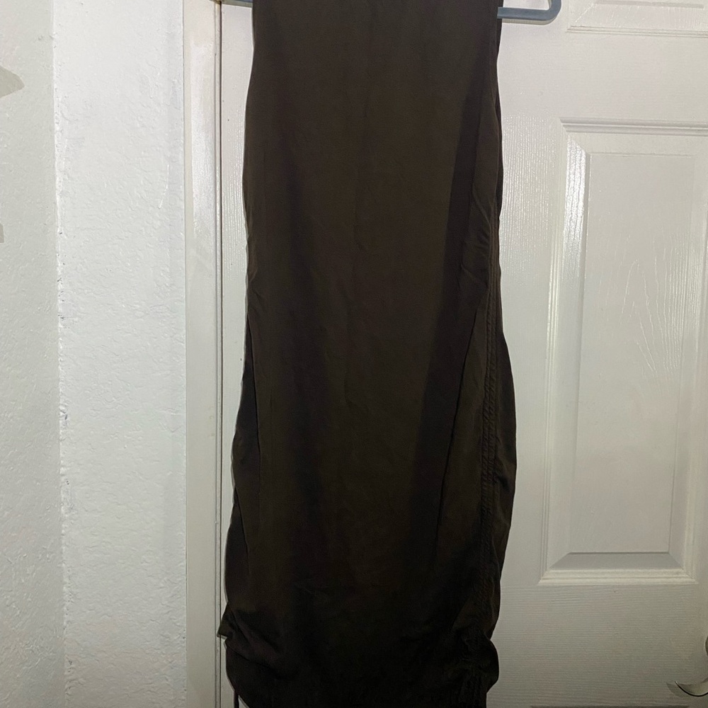 Cotton Citizen Dark Brown Midi Dress